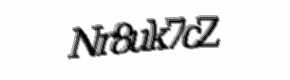 Security check image, please type the characters shown